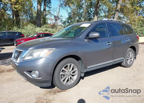 2015 Nissan Pathfinder Sl z USA, uszkodzony, nr VIN 5N1AR2MN4FC624401
